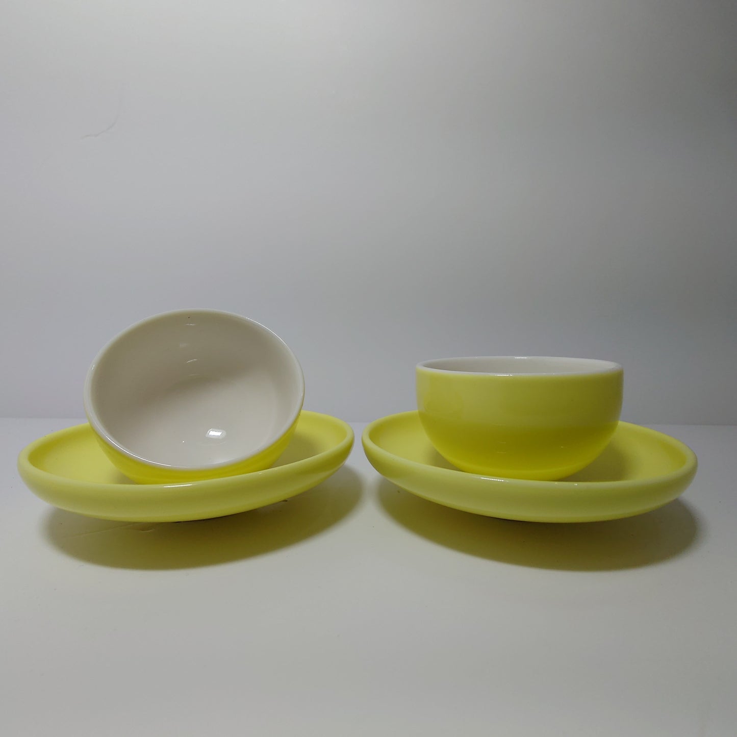 Yellow Glaze Peach Tea Set from Lu Yu (#002)