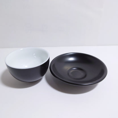 White /Black Crane Tea Set from Lu Yu #003