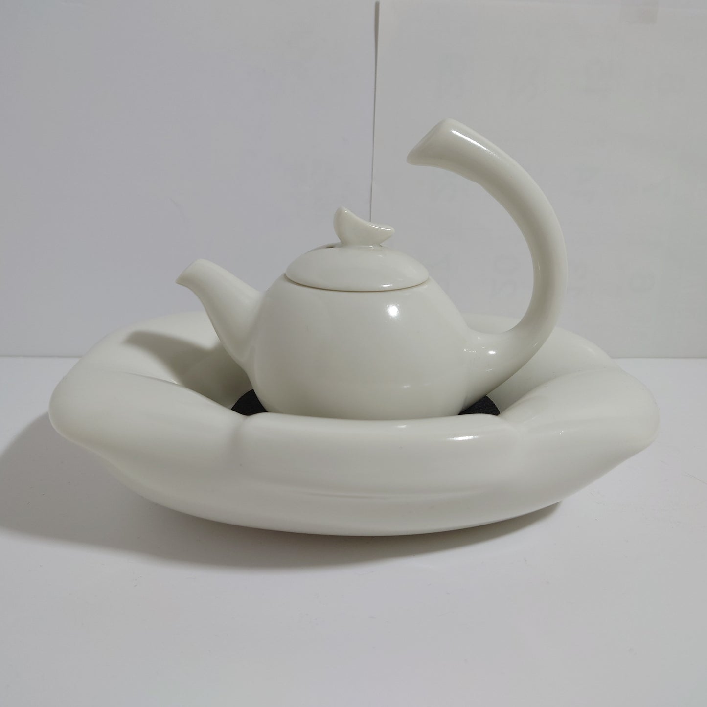 White /Black Crane Tea Set from Lu Yu #003