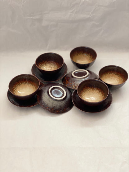 Handmade Lotus Tea Set from Lu Yu #001