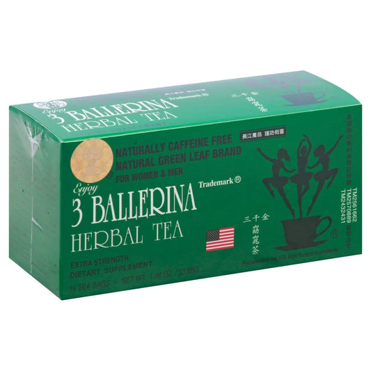 Natural Green Leaf 3 Ballerina Herbal Tea (X- strength)